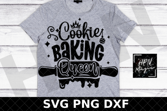 Cookie Baking Queen: Graphics for Local Business Branding