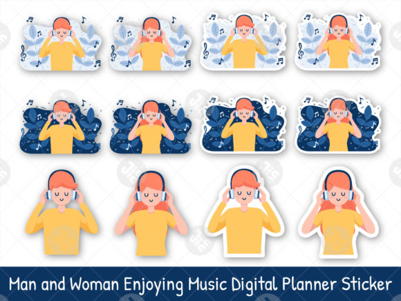 Music Sticker Graphics & Illustrations Review