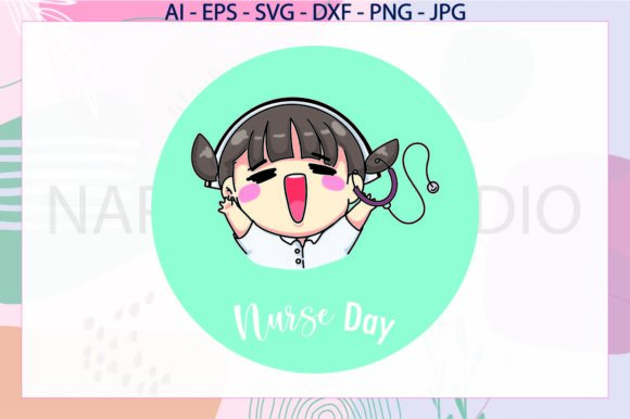 Nurse Cute Svg Sticker: Graphics & Illustrations Asset Review