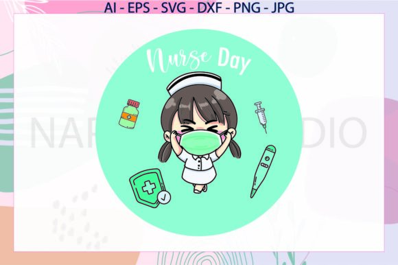 Nurse Day Cute Svg Graphics & Illustrations