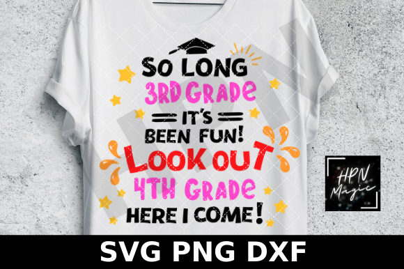So Long 3rd Grade SVG Graphics