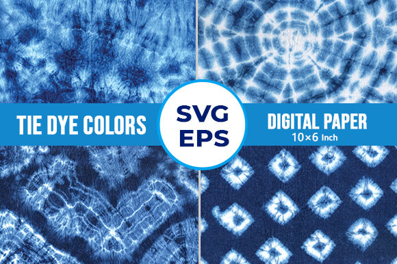 Tie Dye Digital Papers Pack: Graphics for Creative Projects